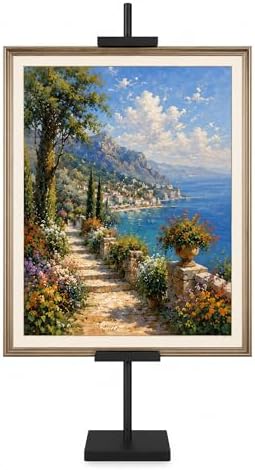 32" Adjustable Tabletop Easel Stand,Picture Frame Holder Stand for Display,Decorative Stands for Photos,Plates,Painting,Artwork,Poster,Books by Donghome-decorateyourhome