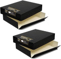 Lineco, 11x14 Museum Storage Box Black, 11 3/4x15.25x3 In (2 Pack) by Lineco