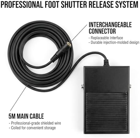 Metal Pedal Shutter Release 5M for Canon/Fujifilm,Soccer Sports & Portrait - Image 5