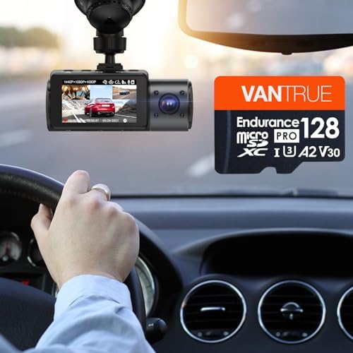 Vantrue 128GB microSDXC UHS-I U3 4K Memory Card with Adapter for Dash Cams - Image 5