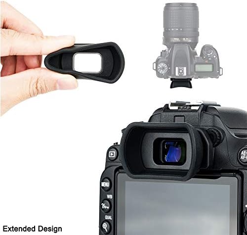 JJC DK-20/21 Eyecup Viewfinder for Nikon D7500 D5600 D3500 D750, 2-Type - Image 5