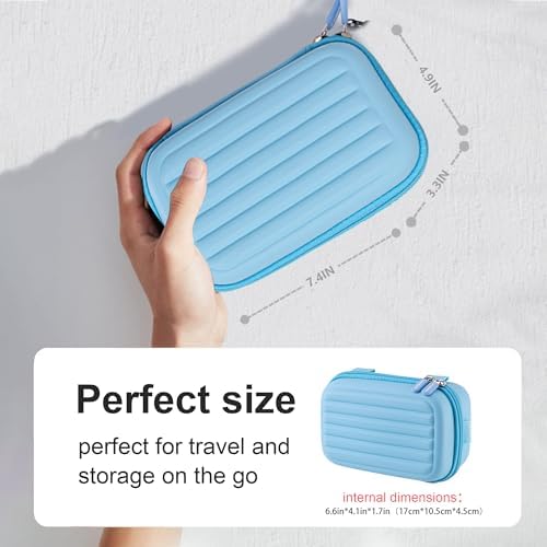 Leayjeen Vlogging Camera Case for AUREAPIX with Shoulder Strap - Blue - Image 3