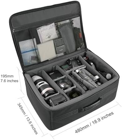 VANGUARD Divider Bag 46 Customizable Insert/Protection Bag for DSLR Camera, Lenses, Accessories, 26 Liter Capacity - Image 2