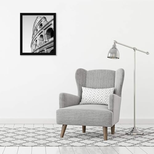 Americanflat 20x24 Poster Frame - Black Engineered Wood with Polished Plexiglass - Wide Picture Frame for Vertical or Horizontal Wall Display - Epic Collection - Black - Image 4