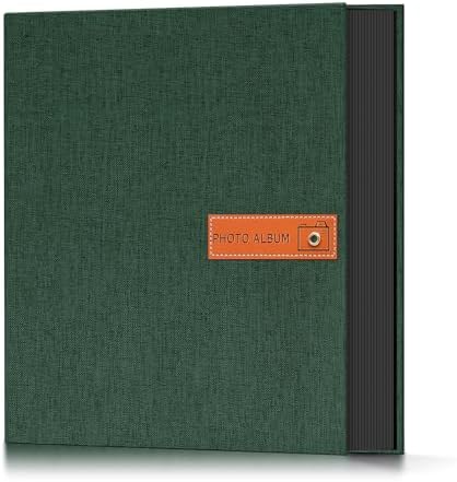 Popotop 4x6 Photo Album 200 Pictures, Linen Hardcover, Reinforced Spine by Popotop