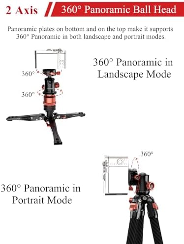 IFOOTAGE Komodo MP30 Tripod Ball Head Mount Dual 360° Panoramic - Image 2
