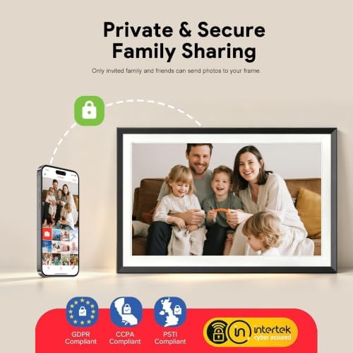 Digital Picture Frame, Frameo 15.6" WiFi Digital Photo Frame Large Display - Image 5