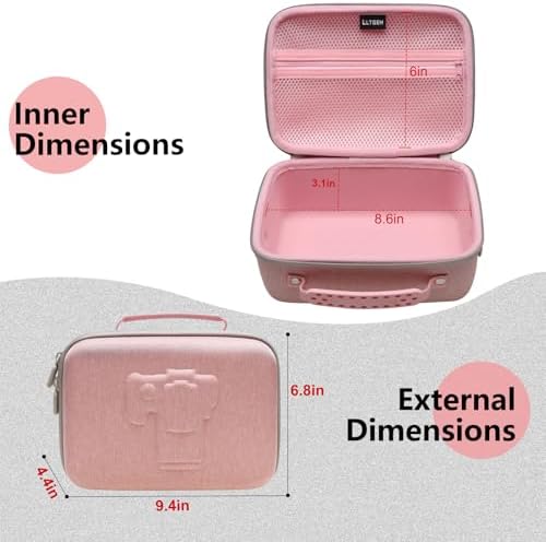 Small Camera Case Bag for Canon EOS Rebel T7/R50//R100 DSLR Camera Pink - Image 3