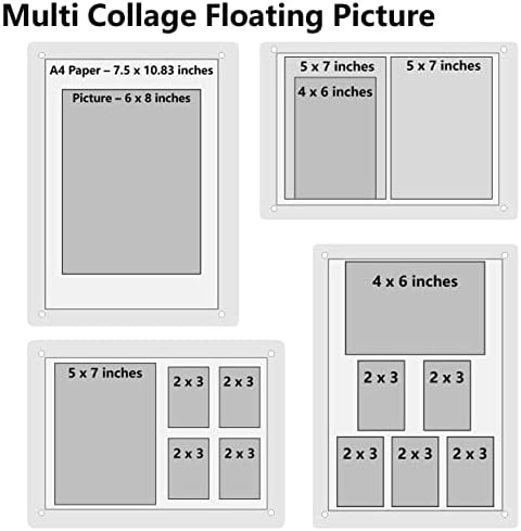 8.5 x 11 Acrylic Picture Frame 2Pack, Clear Certificate Frames - Image 6