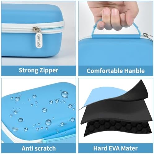 GWCASE kids Camera Case with Easy-Carry Handle, Mesh Pocket and Divider - Image 4