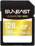 SUNEAST 128GB SD Card SDXC UHS-I V30 U3 C10 Memory Card by SUNEAST