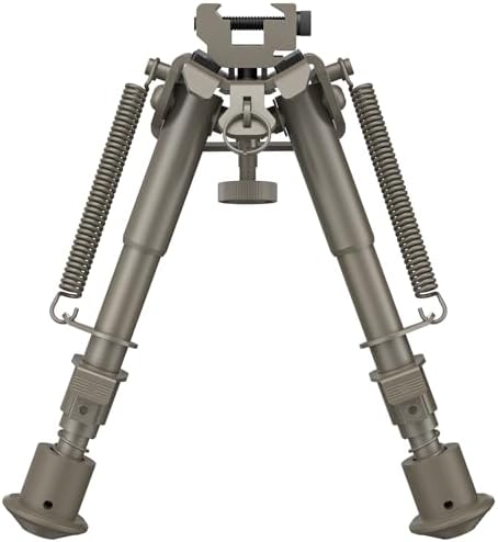 CVLIFE 6-9 Inches Bipod Adjustable Spring Return with Picatinny Adapter by CVLIFE