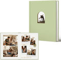 Vienrose Scrapbook Photo Album, 11x8.5 Inch, 26 Pages, Grass Green by Vienrose