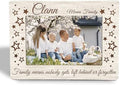 Irish Family Picture Frame - lrish Gaelic Clann Gifts, Family Wooden Photo Frame 4x6, Gift for Mom Dad Grandma Grandpa by Unknown