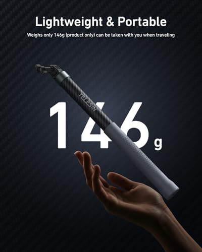 TELESIN 120cm/47.2in Invisible Selfie Stick for GoPro DJI Insta360 - Image 2