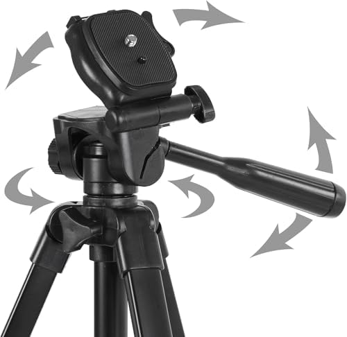 Ravelli APLT3 53" (2-Pack of Tripods) Light Weight Aluminum Tripod, with Two Carrying Bags and Two Universal Smartphone Mount Adapters - Image 5