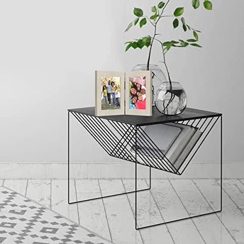 Americanflat 4x6 Double Picture Frame - Light Wood - Image 4