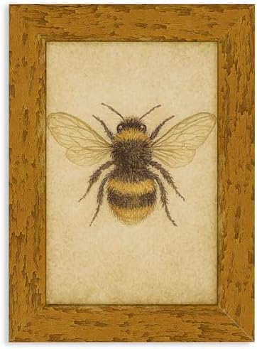 puthiac 5x7 Rustic Farmhouse Picture Frame, Honey Oak, 1 Pack by PUTHIAC