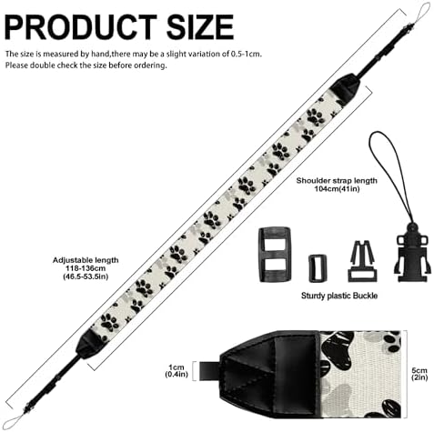 GLENLCWE Camera Strap, Camera Strap for Photographers Neck Strap Replacement Fit Most Cameras - Image 6