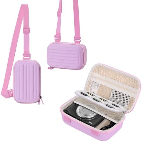 Leayjeen Vlogging Camera Case for AUREAPIX with Shoulder Strap - Pink by Leayjeen