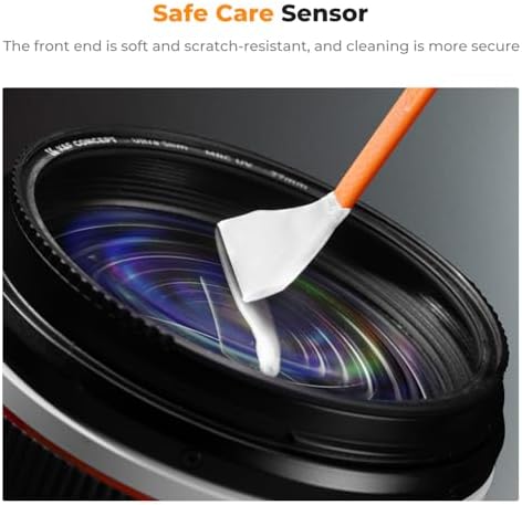 K&F CONCEPT 16mm APS-C Sensor Cleaning Kit, with 20ml Sensor Cleaner - Image 5