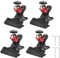 UTEBIT 4 Pack Camera Clamp Mount Tripod Camera Clip, Black & Red by UTEBIT