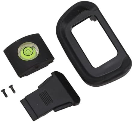 Fabater Camera Level and Eyecup with Hot Shoe Cover Set, Soft and Rugged ABS Material, Great for Photographers Using R10 Cameras, 1 Unit - Image 2