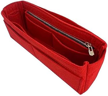 Divitize Premium Purse Organizer compatible with Lou Mini Camera Bag Organizer — Gold Zipper Perfect Fit, Durable Quality Felt, Full Coverage No Bulk, +24 Shades (For Mini Camera Bag, Brown) - Image 6