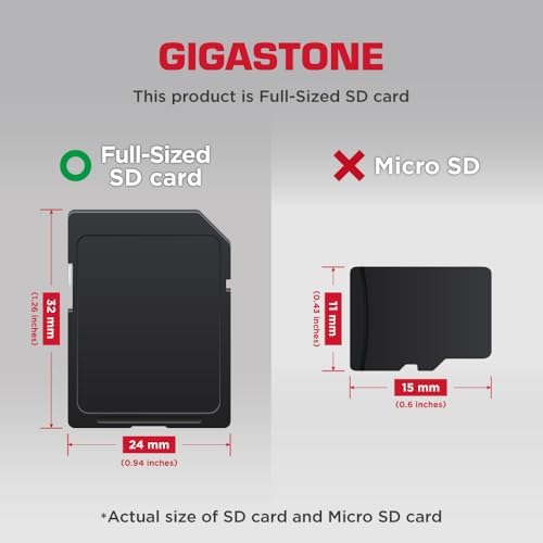 【5-Years Data Recovery】 GIGASTONE 256GB SD Card 2-Pack, 4K Camera Pro, UHS-I A1 V30 SDXC Memory Card 4K UHD Video Speed up to 170MB/s Compatible with Digital Camera, with 2 Mini Cases - Image 2
