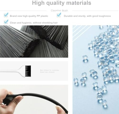 Computer Keyboard Cleaning Brush, Anti Static Nylon Electronics Cleaning Brush Kit, for Computer Keyboard, Printer, Phone, Sewing Machine, Car Interior Detailing, Razor Cleaning (Set of 10) - Image 4