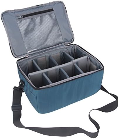 Koolertron Dslr Camera Insert Bag Purse Universal Liner Lens Pouch Partition Protective Cover Waterproof Sleeve for Cannon/Nikon/Sony (Blue) by Koolertron