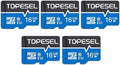 TOPESEL 16GB Micro SD Card 5 Pack Memory Cards with Adapter SDHC UHS-I Flash Memory Card Micro TF Card for Smartphone, Camera, Dash Cam(5Pack 16GB) by TOPESEL