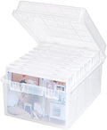 Lifewit 9 Pcs 5"x7" Photo Storage Box, Acid-Free, Clear by Lifewit