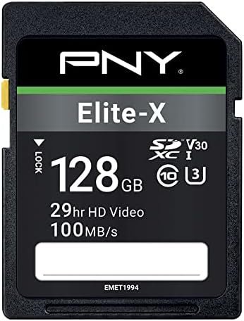 PNY 128GB Elite-X C10 U3 V30 SDXC Flash Memory Card, UHS-I, 4K UHD - Image 3