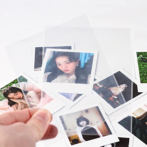 50 Pack Kpop Polaroid Sleeves, Ultra Clear and Ultra Thick Sleeve 200 Microns Protectors Cover, Perfect for Kpop Standard 88x108 mm Square Polaroid, Unsealable (50P - 92x110mm) - Image 7