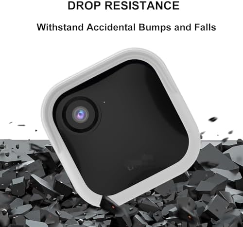 Silicone Case Cover for All-New Blink Outdoor 4 (4th Gen) - Weatherproof Protective Skin Cover with Hat Brim for All-New Blink Outdoor 4 & 2K Smart Security Camera (White, 1 Pack) - Image 4