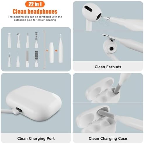 Laptop Cleaning Kit Keyboard Cleaner Brush, 22-in-1 Laptop Cleaner Tool - Image 4