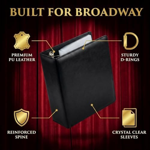 Playbill Binder with Sleeves, Broadway Showbill Organizer Gifts for Theater - Image 5
