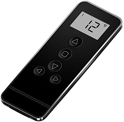 15-Channel Blind Remote Controller, Black -Replacement for Motorized Roller Shades, Window Blinds & Shades - Compatible with Rollerhouse ERB22,ERB25, EY1612, EY2512 Motors by Rollerhouses