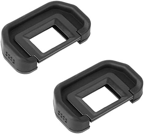 ChromLives Camera Eyepiece Eyecup Compatible with 18mm EB Replacement Viewfinder Protector Compatible with Canon EOS 80D 70D 60D 77D 50D Mark II 6D 6D Mark II 40D 30D 20D 20Da 10D 60Da A2 A2E D30 D60 by ChromLives