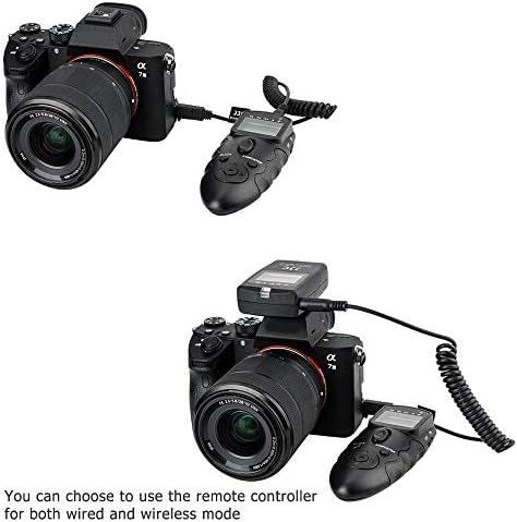 JJC Wireless Intervalometer Timer Remote Control Shutter Release for Sony A6000 A6100 A6300 A6400 A6500 A6600 A1 II A7II A7III A7IV A7RII A7RIII A7RIV V A7S A7S III II A9 A9III RX100 VII ZV-1 & More - Image 6