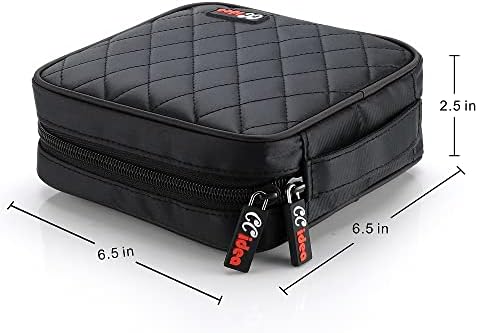 CCidea CD DVD Case Holder, Portable Disc Storage Wallet Binder, Multiple Capacity CD Organizer for Car Home Travel, Anti-Scratch Blu-Ray Game Disc Storage (Black) - Image 2