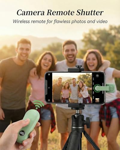 RF Remote Control Page Turner with Upgrade LCD Power Display, Wireless Reading Clicker for Kindle Paperwhite Kobo Oasis iPad, Phone Camera Remote Trigger, 36-Month Warranty (Green) - Image 4