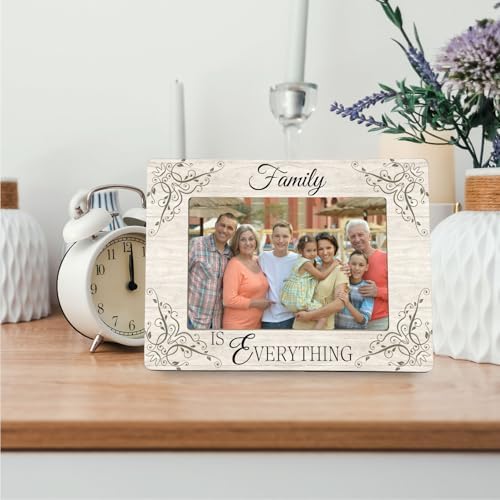 Family Gifts Picture Frame - Family Is Everything Wooden Photo Frame 4x6 - Image 3
