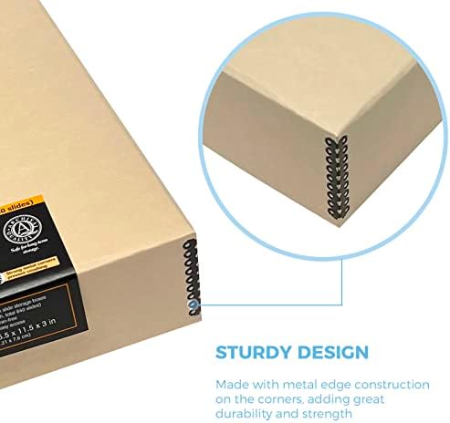 Lineco, Archival Slide Storage Box 15.5"x11.5"x3", with 6 Cases, Pack of 2 - Image 5