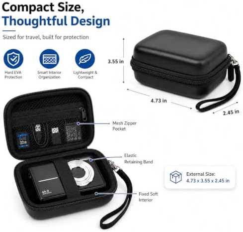 ANKHOH Digital Camera Case for Kodak PIXPRO FZ55/FZ45/for CAMKORY - Image 6