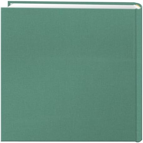 Fabric Frame Cover Photo Album 200 Pockets Hold 4x6 Photos, Tranquil Aqua - Image 2