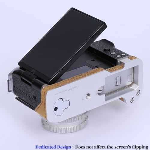 Camera Genuine Leather Half Case ，Compatible with FUJIFILM X-M5 XM5 - Image 2