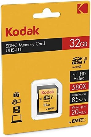 Kodak SDHC Card 32GB UHS-I U1 V10 Premium, up to 85MB/s Read Speed, for Full HD Video and High-Resolution Pictures, Compatible with SDHC Standard - EKMSD32GHC10K - Image 3