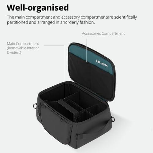 AMBITFUL Small Camera Cube Insert for Backpack, Waterproof Padded Camera Insert with Dividers for Travel Photography Gear Organizer (5.5L) - Image 6